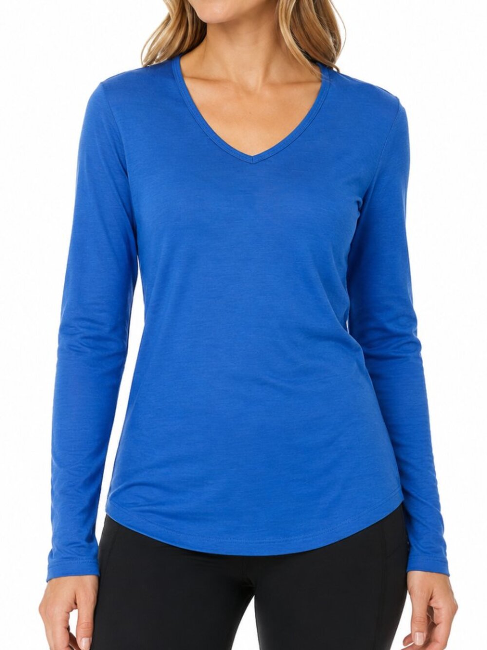 SEGMENTS 100% Merino Wool Base Layer Top Shirt Blue Medium Long Sleeve Gorpcore